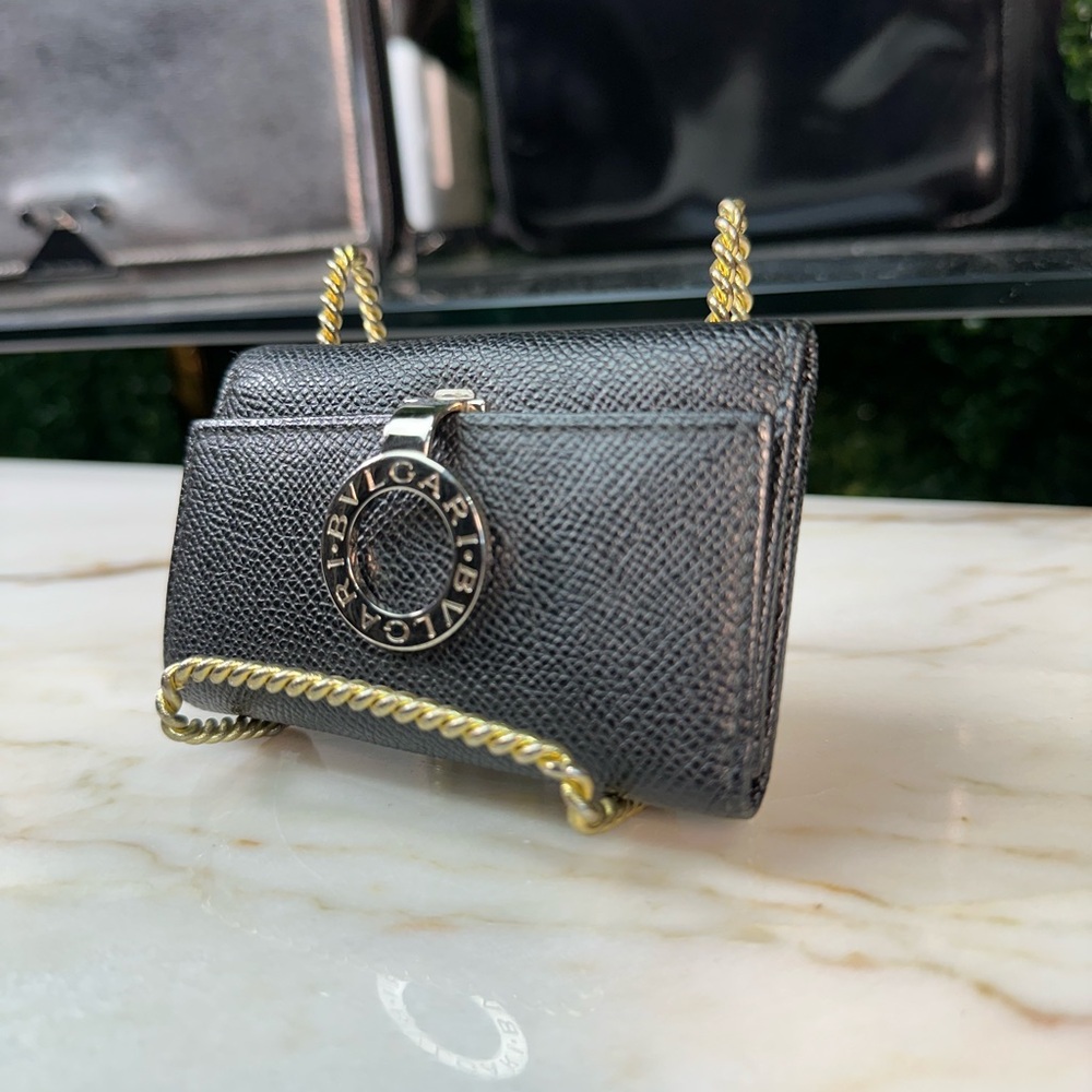 Bulgari Black Silver Clip Key Holder - Picture 2 of 14